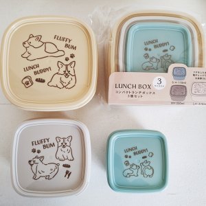 画像3: コンパクトランチボックス3個セット　コーギー