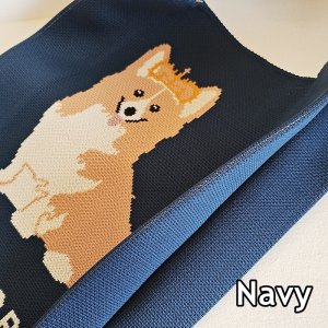 画像9: コーギー・ニットトートバッグ