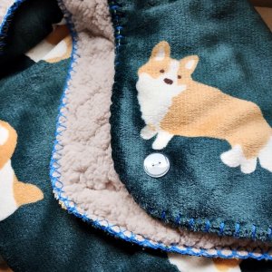 画像3: スワンネル3wayひざ掛け　コーギー