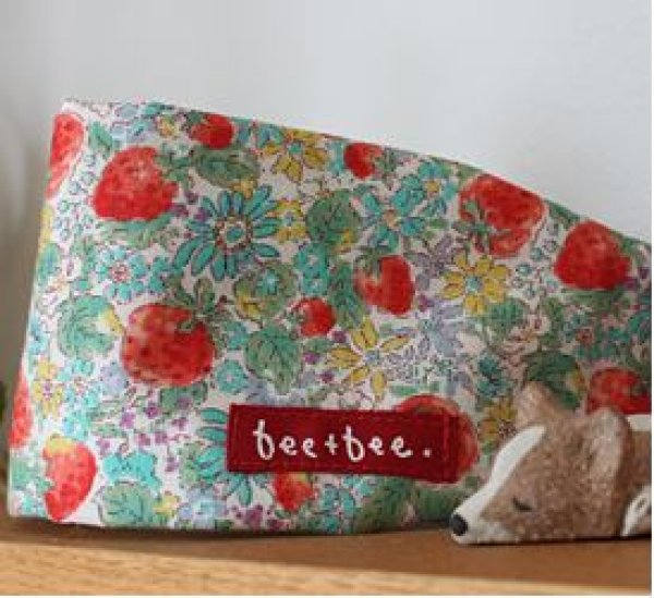 画像4: ［bee+bee］クールカラー ストロベリー＆フラワー（保冷剤２個付き） (4)