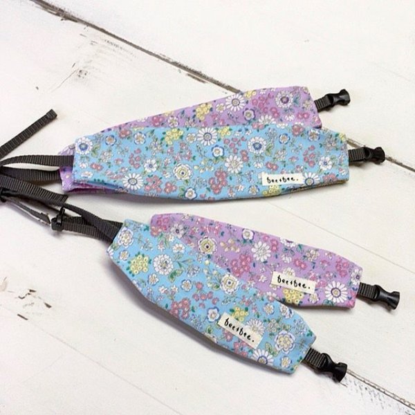 画像4: ［bee+bee］クールカラー スケッチフラワー（保冷剤２個付き） (4)