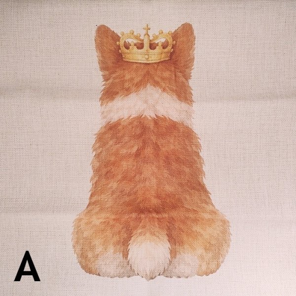 画像4: コーギークッションカバー (4)