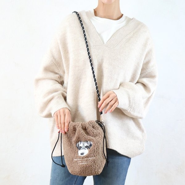 画像6: ボア刺繍コードショルダー　コーギー (6)